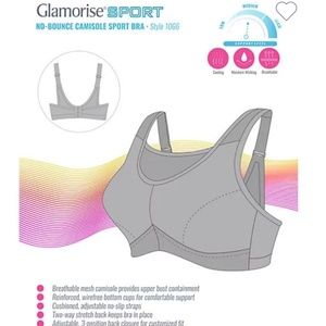 Glamorise Intimates & Sleepwear - 🌸 NWT!!! 🌸 Glamorise 🌸Wire-Free Sports Bra!! Glamorise Intimates & Sleepwear - 🌸 NWT!!! 🌸 Glamorise 🌸Wire-Free Sports Bra!!